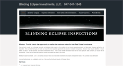 Desktop Screenshot of blindingeclipse.com