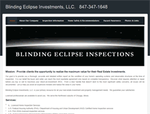 Tablet Screenshot of blindingeclipse.com